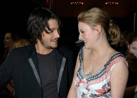 Diego Luna with Romola garai together at an event